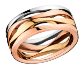 Украшение Кольцо золотое Omega LADYMATIC  R50BNA0500156