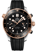 Наручные золотые часы Omega SEAMASTER DIVER 300M CO-AXIAL  21022445101001