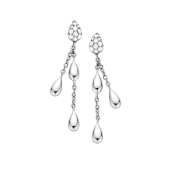 Украшение Серьги из белого золота 750 пробы c бриллиантами Omega DEWDROP E59BCA0200305