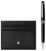 Набор ручка шариковая и визитница Montblanc Meisterstück  128955